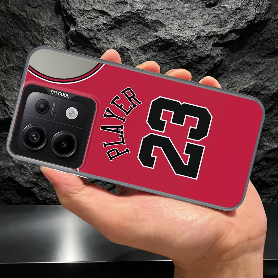 RedJersey Print 23 Back Phone  - đánh giá và giá Xiaomi Redmi Note 14