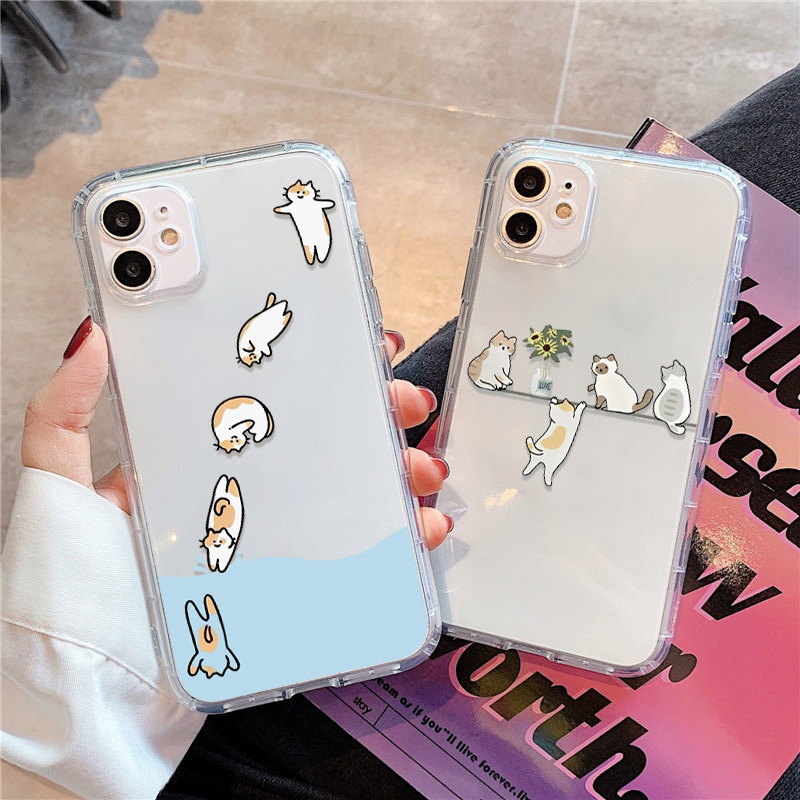 Lovely Fishes Clear Phone Case - đánh giá và giá Apple Iphone 15 Pro Max