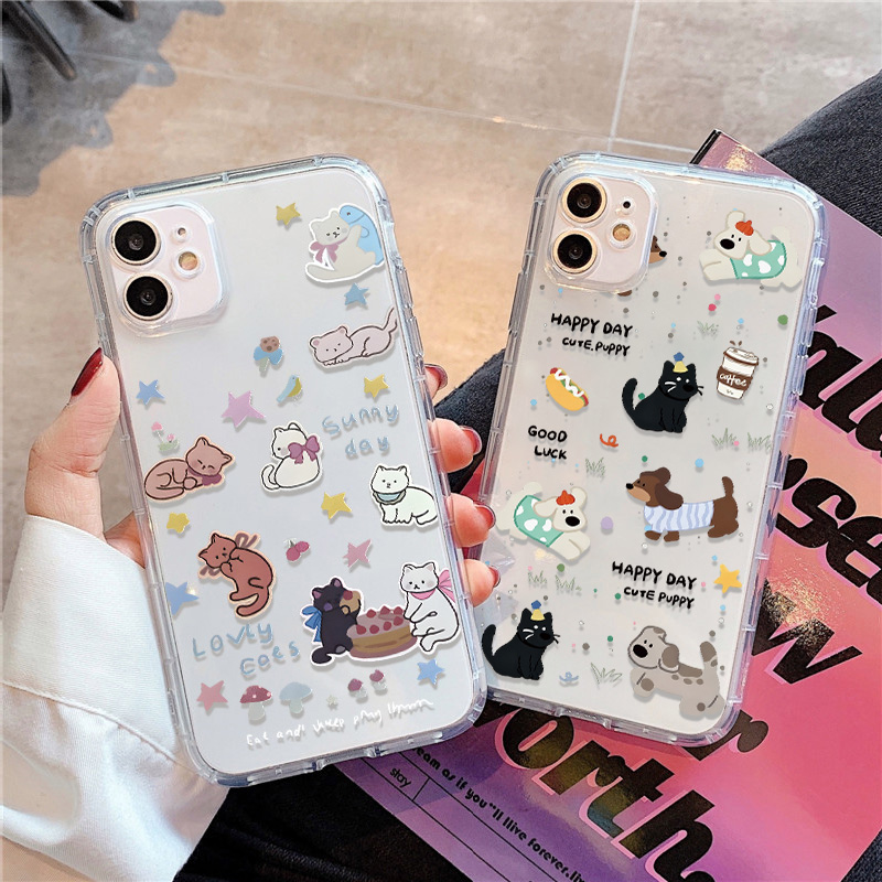 Lovely Fishes Clear Phone Case - đánh giá và giá Apple Iphone 15 Pro Max