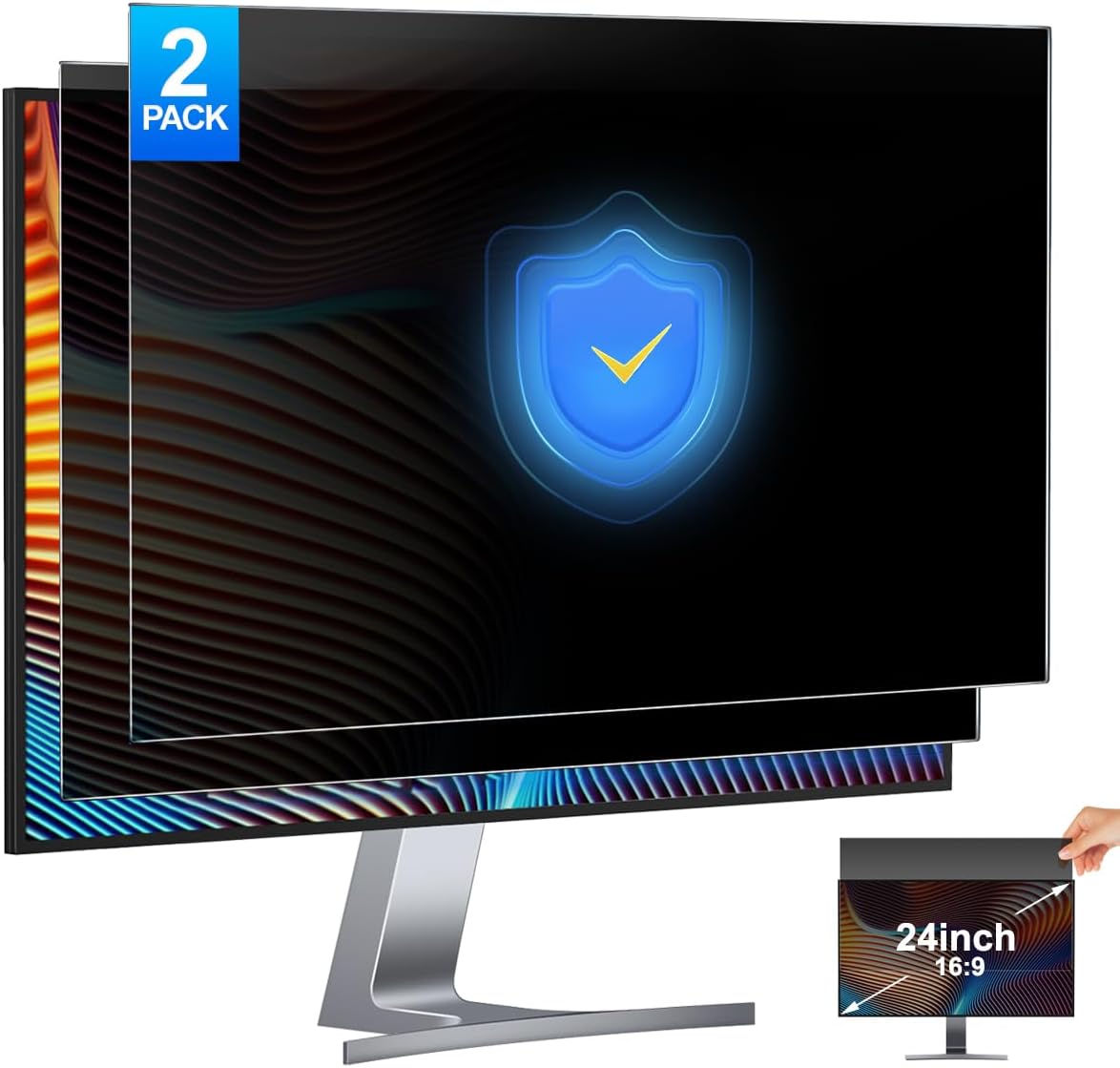 2 Pack 24 Inch Computer Privac - đánh giá và giá Privacy Filter 2Pack