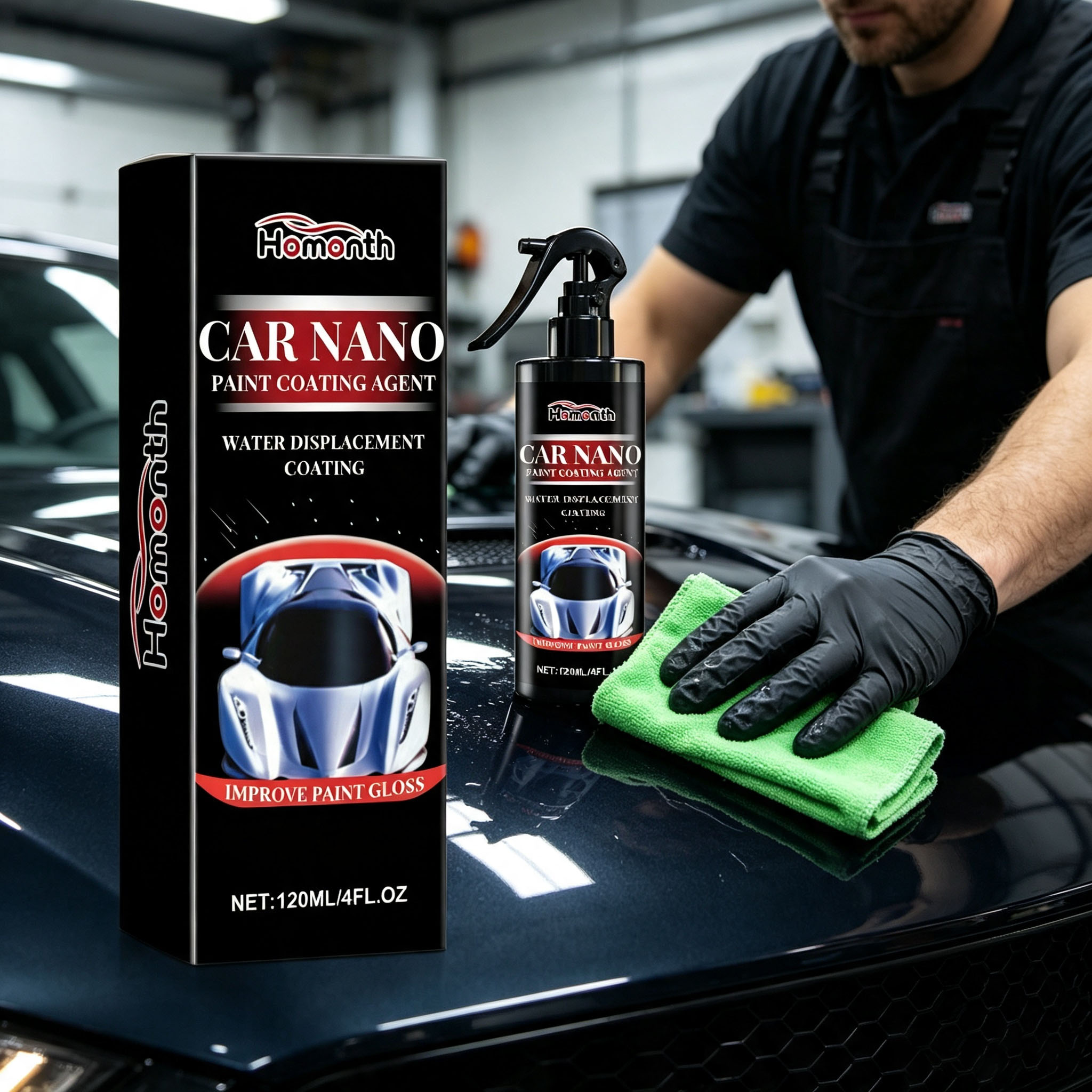 Homonth Car Nano Coating Spray - đánh giá và giá Nano Liquid Coating