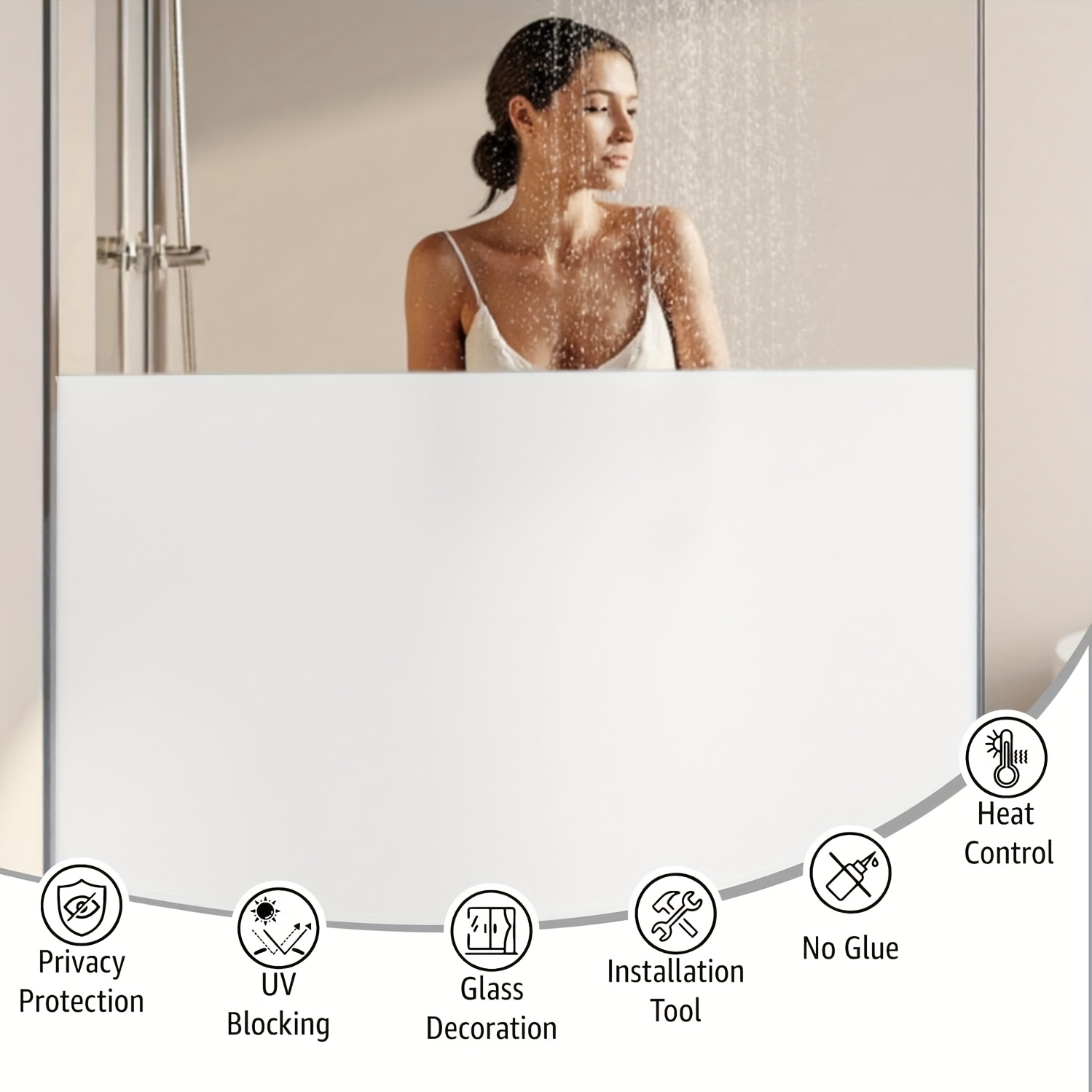White Frosted Privacy Window F - đánh giá và giá Privacy Screen Protector