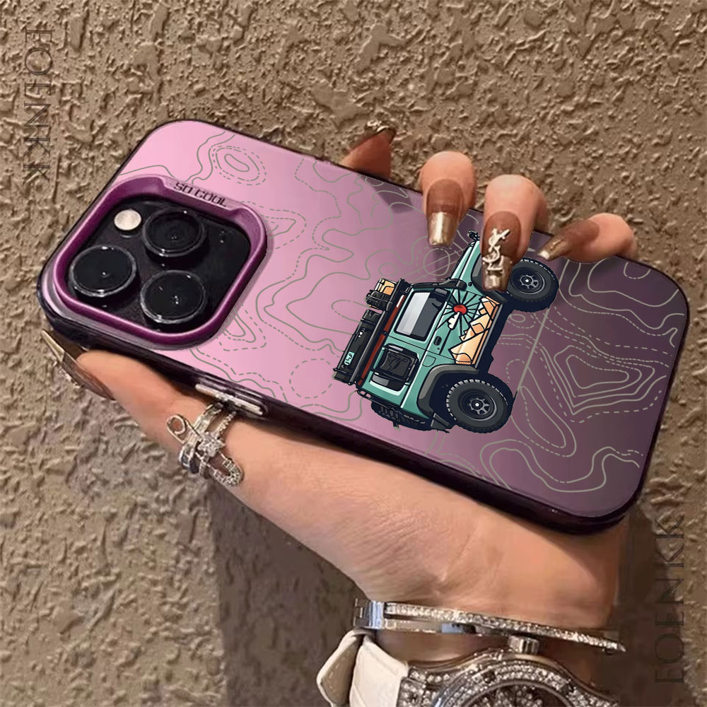 Simple Car Pattern Phone Case  - đánh giá và giá Apple Iphone 15 Pro Max