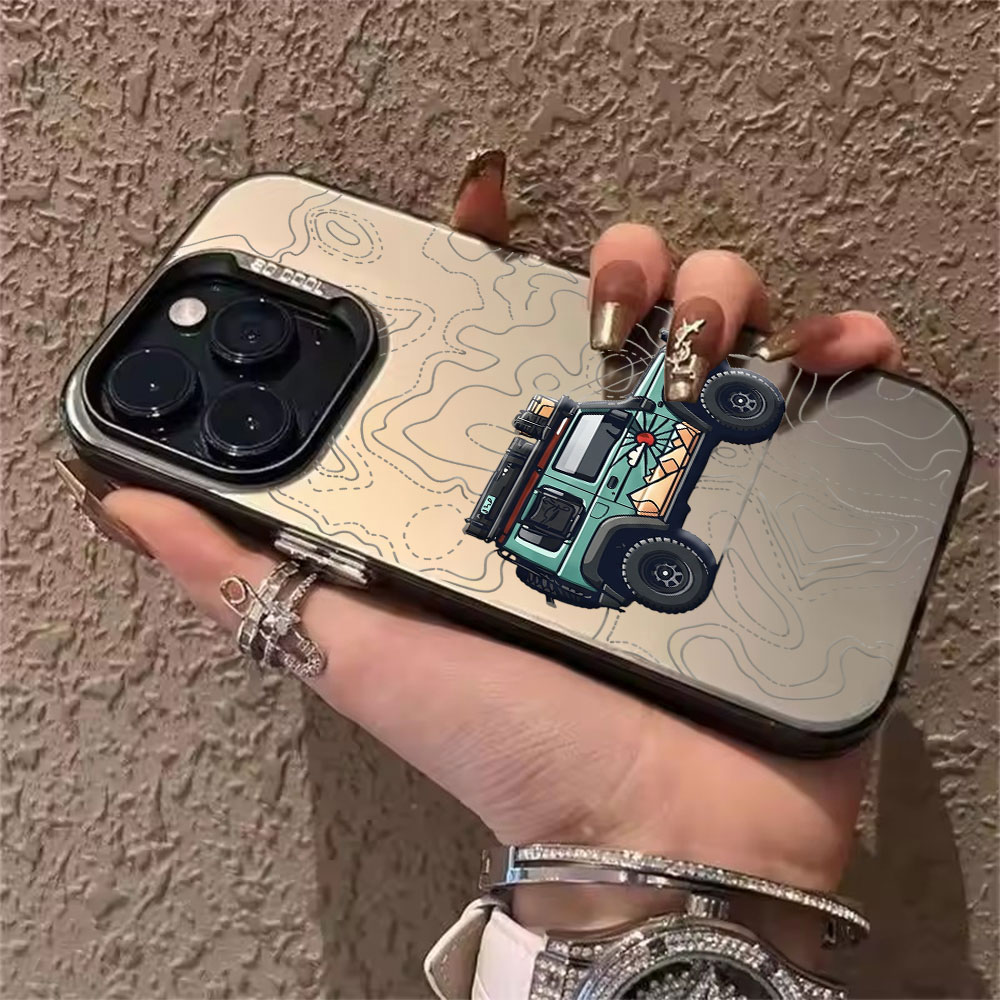 Simple Car Pattern Phone Case  - đánh giá và giá Apple Iphone 15 Pro Max