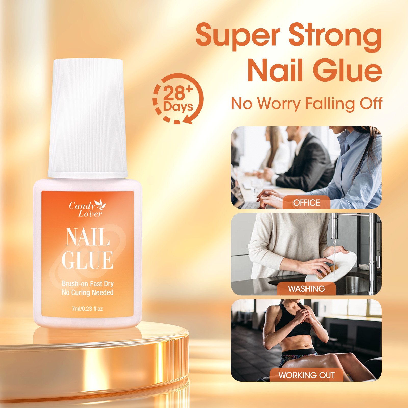 Super Strong Nail Glue Remover - đánh giá và giá Liquid Uv Glue Kit